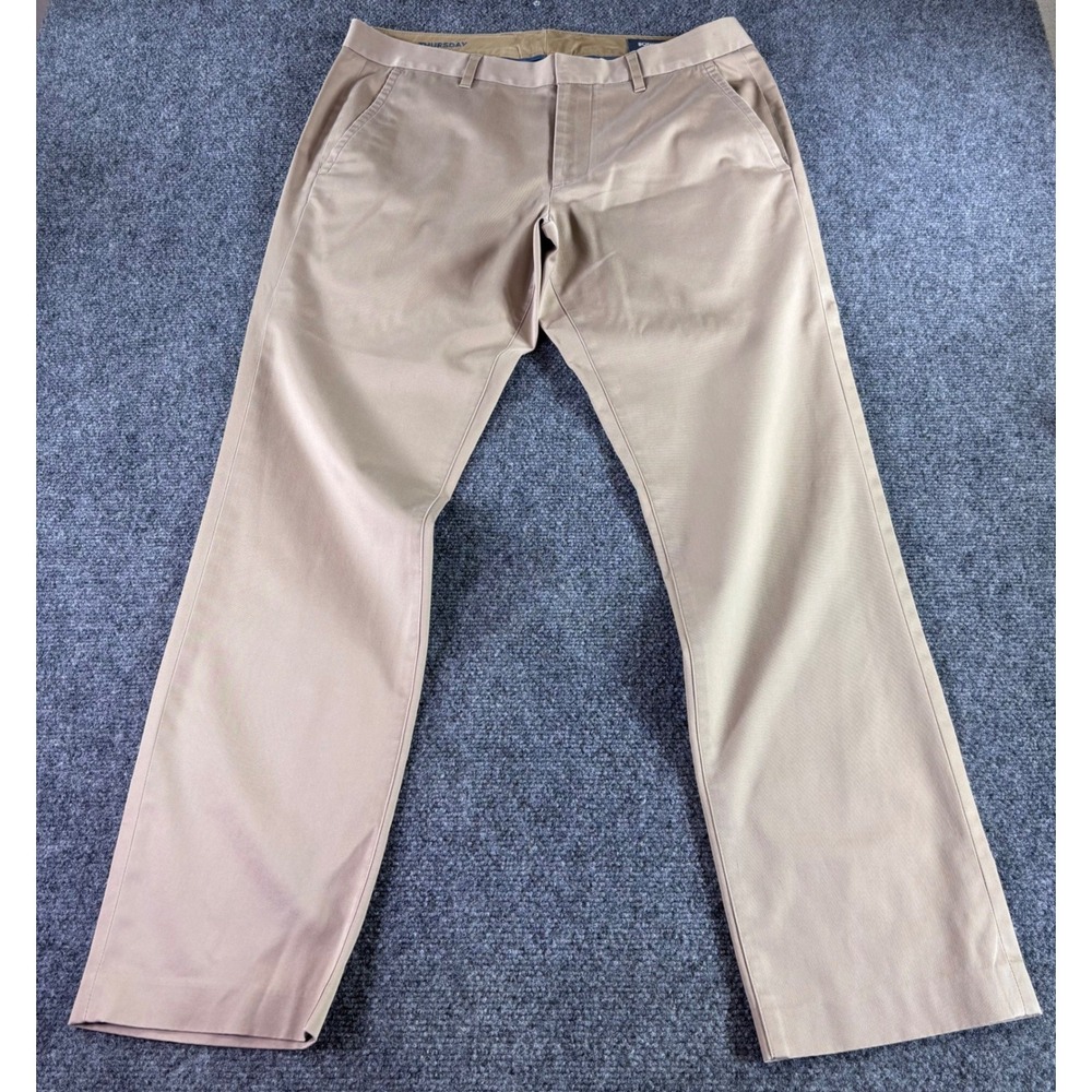 Bonobos Thursday Chino Pants Mens 32x30 Tan Khaki Cotton Stretch Twill Trousers